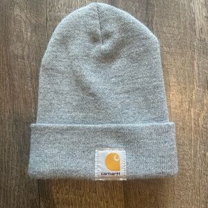 Carhartt Gray Knit Beanie Hat